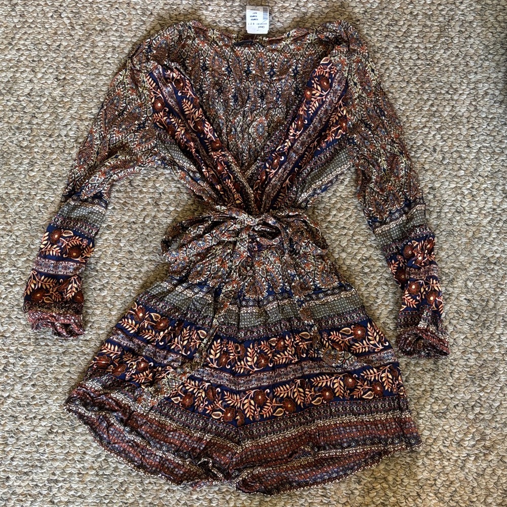 Perfect Brunching Bohemian Multicolor Romper